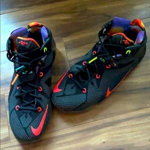 Lebron James basketball sneakers.